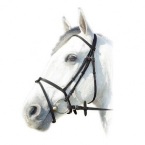 PRESTIGE ITALIA E39 BRIDLE WITH RUBBER REINS - 1 in category: Bridles for horse riding