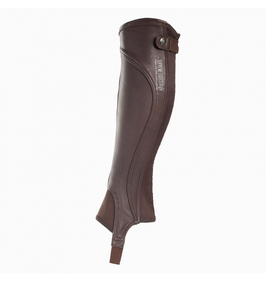 HORZE QUINTON LEATHER CHAPS BROWN