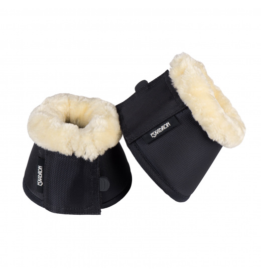 ESKADRON FAUXFUR BELL BOOTS NAVY