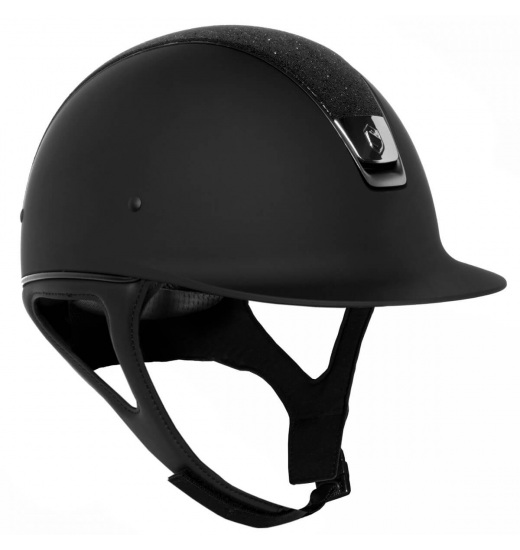 SAMSHIELD TOP CRYSTAL / BLACK CHROME / BLACK SHADOWMATT HELMET - 1 in category: helmets for horse riding