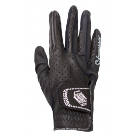 SAMSHIELD V-SKIN SWAROVSKI GLOVES BLACK
