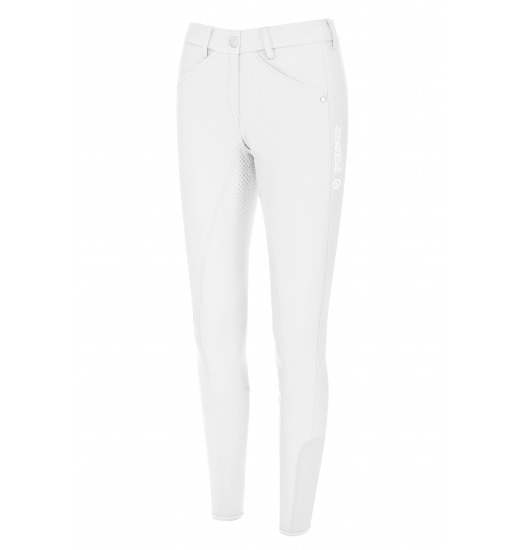 PIKEUR SALLY SLIM GRIP WOMEN'S FULL GRIP BREECHES WHITE