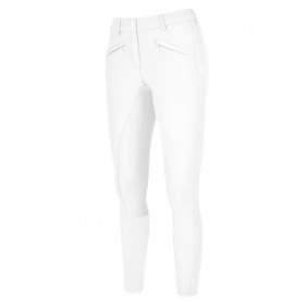 PIKEUR LATINA GRIP FRAUENREITHOSE MIT VOLLBESATZ WEISS