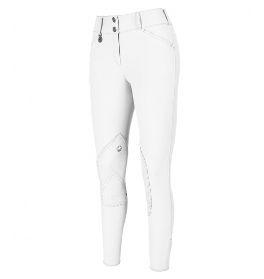 PIKEUR CIARA MCCROWN WOMEN'S KNEE GRIP BREECHES WHITE