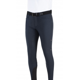 EQUILINE EBRO BRYCZESY GRANATOWE JEŹDZIECKIE Z PEŁNYM LEJEM MĘSKIE