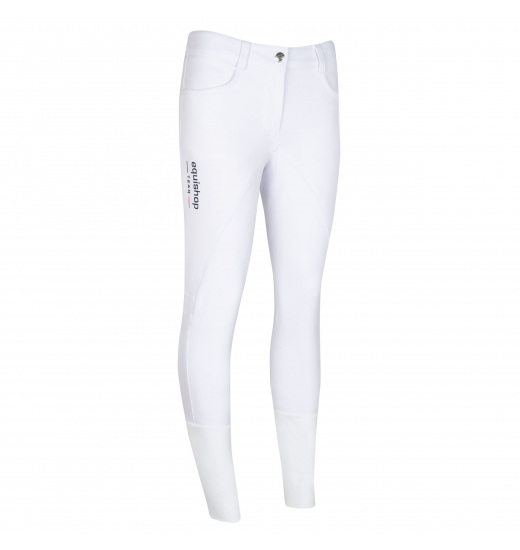 EQUISHOP TEAM BY ANIMO WOMEN’S FULL GRIP BREECHES WHITE