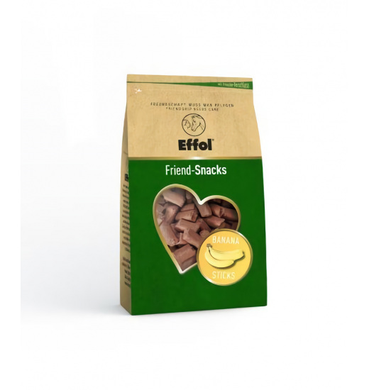 EFFOL SUPLEMENTARY FEED FOR HORSES FRIEND-SNACKS BANANA STICKS 1KG - 1 in category: Horse treats for horse riding