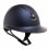 Samshield MISS SHIELD SHADOWMATT / CRYSTAL FABRIC BERMUDA BLUE BLASON / BLACK CHROME / MARINEBLEUER HELM MARINE