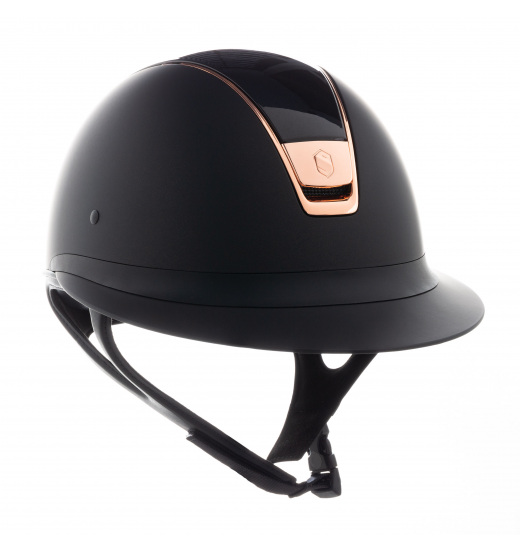 KASK MISS SHIELD SHADOWMATT / SHADOW GLOSSY BLACKTOP / ROSE GOLD CHROME / CZARNY - 1 w kategorii: Kaski jeździeckie Samshield Ro