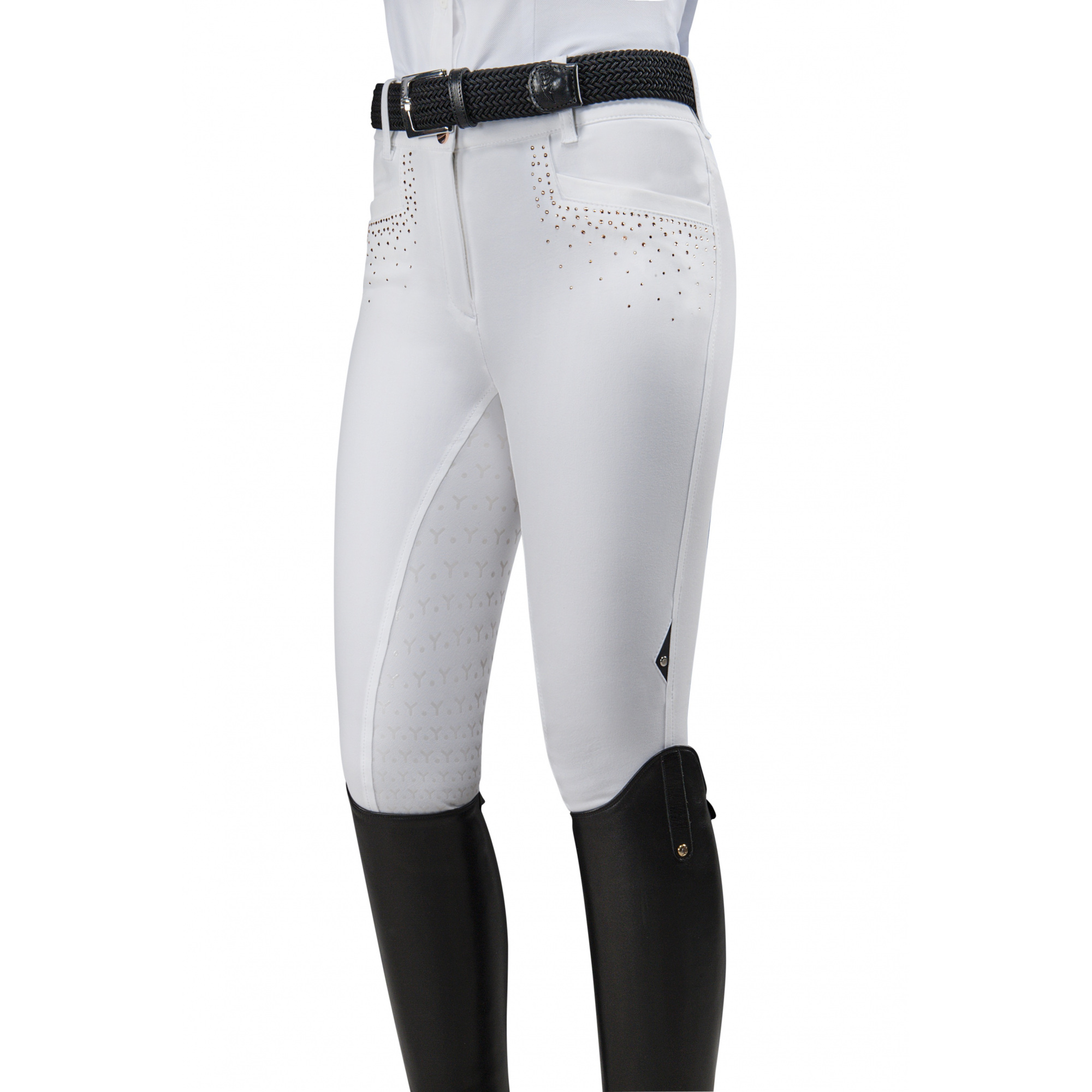 EQUILINE WOMEN'S FULL GRIP BREECHES WITH STUDS Equestrian Shop