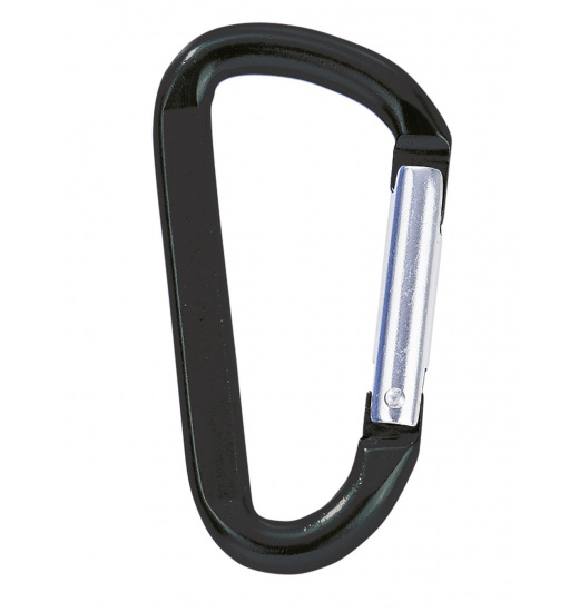 BUSSE ALU CARABINER FOR HORSES BLACK