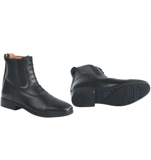 BUSSE APIA-LACES JODHPUR BOOTS BLACK