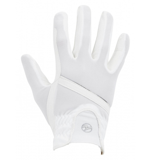 BUSSE BENJA RIDING GLOVES WHITE