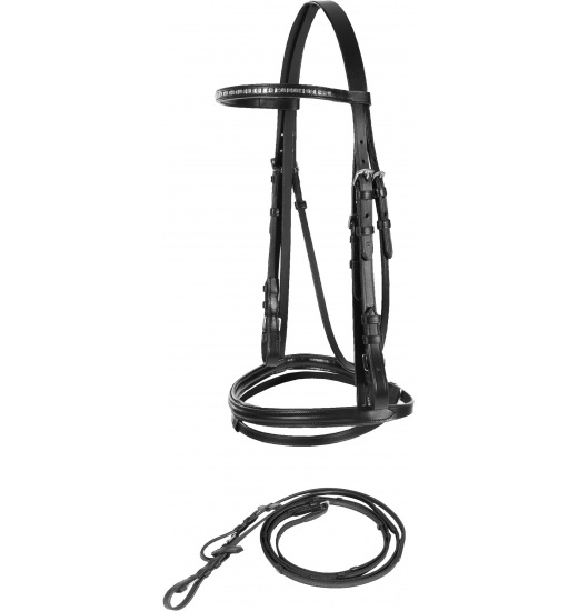 HORZE WESTON BRIDLE BLACK