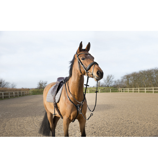 HORZE ADJUSTABLE HUNTING BREASTPLATE BLACK