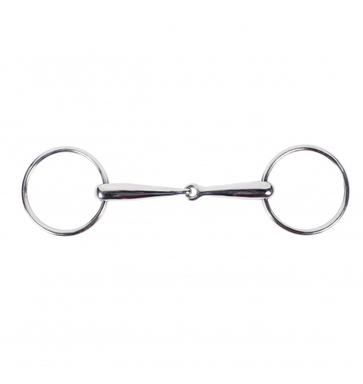 HORZE JOINTED LOOSE RING SNAFFLE - 1 in category: Single joined bits for horse riding