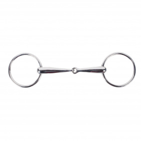 HORZE JOINTED LOOSE RING SNAFFLE - EQUISHOP Equestrian Shop