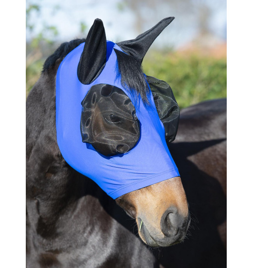 BUSSE TWIN FIT FLY MASK BLUE