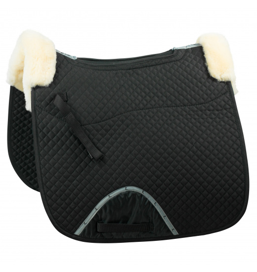 HORZE HARLEIGH SHEEPSKIN SADDLE PAD - 1 in category: Saddle pads with fur for horse riding