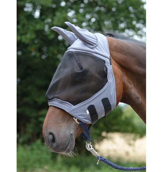 BUSSE FLY BUCKLER FLY MASK GREY