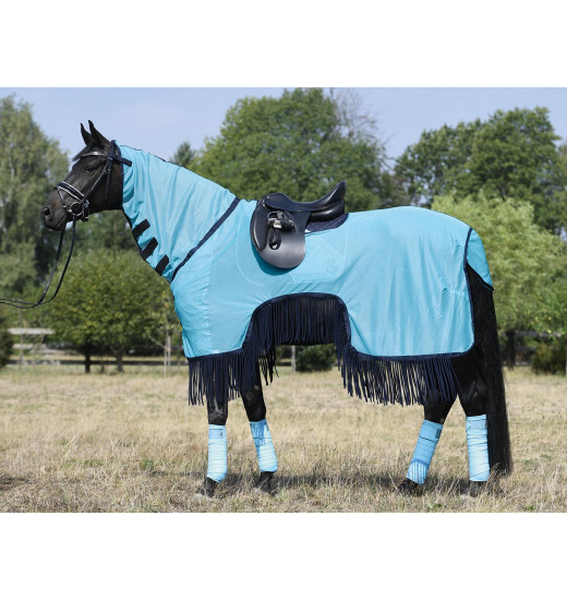 BUSSE MOSKITO-FRANSEN II EXERCISE FLY RUG BLUE
