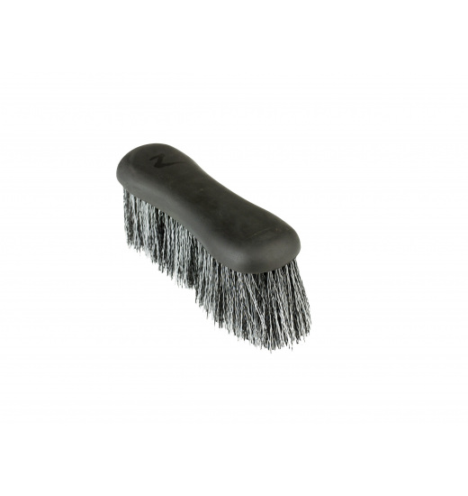 HORZE EZ GRIP LONG BRISTLE DANDY BRUSH BLACK