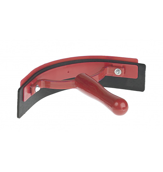 HORZE CURVED ONE HAND SWEAT SCRAPER RED