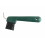 HORZE 2 IN 1 TOOL: HOOF PICK WITH BRUSH GREEN