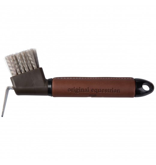 HORZE MADDOX LEATHER HANDLE HOOF PICK - 1 in category: Brushes for horse riding