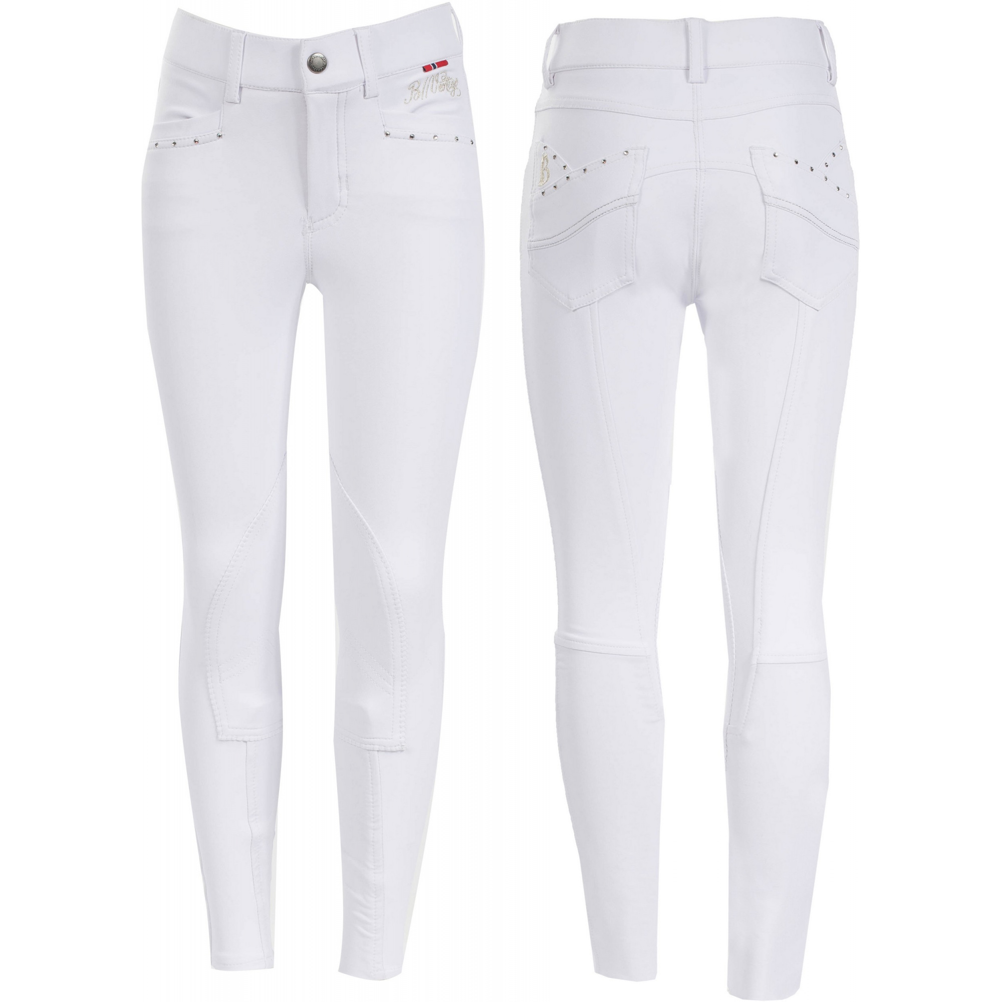 B VERTIGO OLIVIA GIRLS SILICONE FULL SEAT BREECHES - EQUISHOP ...