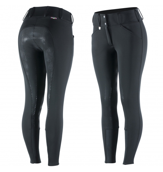 HORZE GRAND PRIX WOMEN'S THERMO SOFTSHELL SILICONE FULL SEAT BREECHES - 1 in category: Horze for horse riding