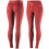 Horze HORZE WOMEN'S ACTIVE SILICONE FULL SEAT TIGHTS RED