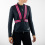 Horze HORZE ADJUSTABLE REFLECTIVE STRIPE VEST PINK