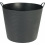 HORZE 8 GALLON ZOFTY FLEXIBLE BUCKET BLACK