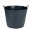 HORZE 8 GALLON ZOFTY FLEXIBLE BUCKET NAVY