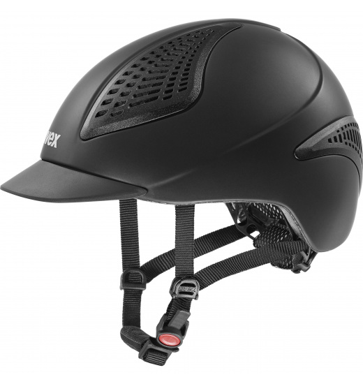 UVEX EXXENTIAL II RIDING HELMET BLACK MAT M - L - 1 in category: Uvex riding helmets for horse riding