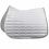 HORZE CAESAR VS SADDLE PAD WITH HOOK AND LOOP FASTENER WHITE