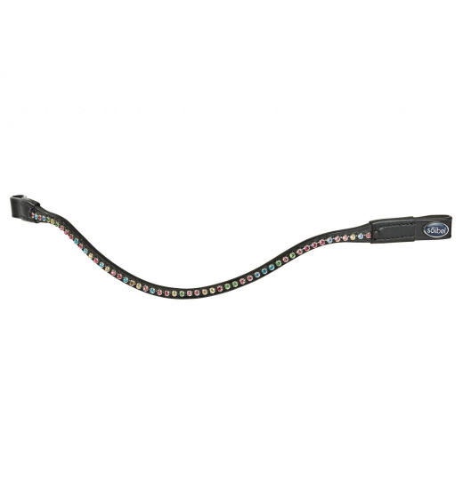 BUSSE HAPPY BROWBAND FOR HAPPY BRIDLE BLACK