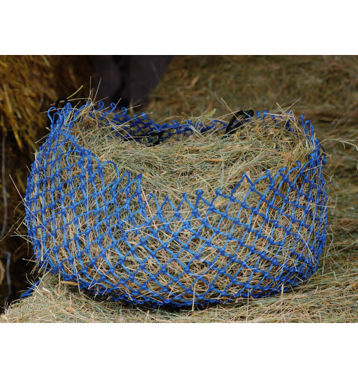 BUSSE SQUARE PRO HAY NET FOR HORSES BLUE