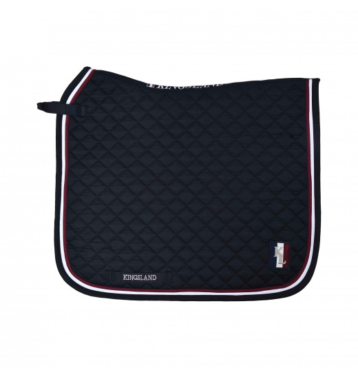 KINGSLAND DRESSAGE CLASSIC SADDLE PAD WHITE NAVY