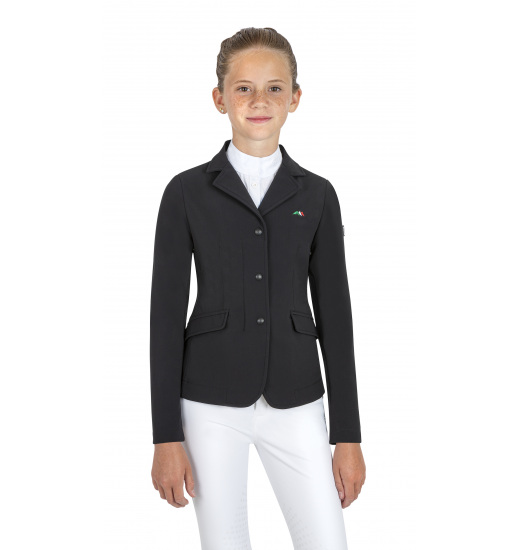 EQUILINE CAROLINK GIRLS' SHOW JACKET BLACK