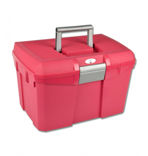 WALDHAUSEN EQUESTRIAN GROOMING KIT PLASTIC BOX RED