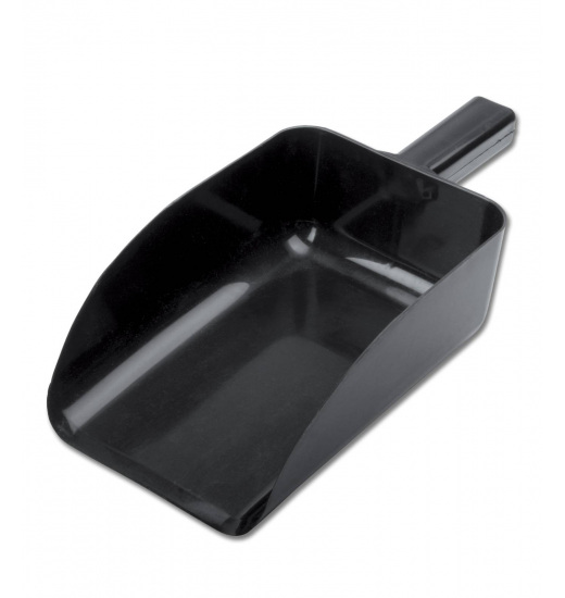 WALDHAUSEN LARGE FEED SCOOP FOR HORSE BLACK