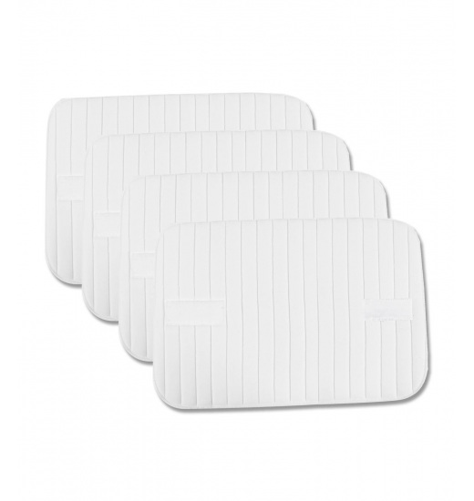 WALDHAUSEN BANDAGE PADS WITH YOUCH TAPE FASTENERS SET WHITE