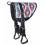 WALDHAUSEN BARE-BACK RIDING PAD WITH STIRRUP LEATHER AND STIRRUPS WHITE