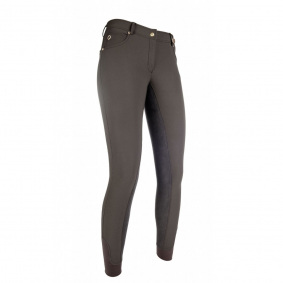 LAURIA GARRELLI WOMEN'S RIDING BREECHES BASIC ALOS FULL SEAT BROWN