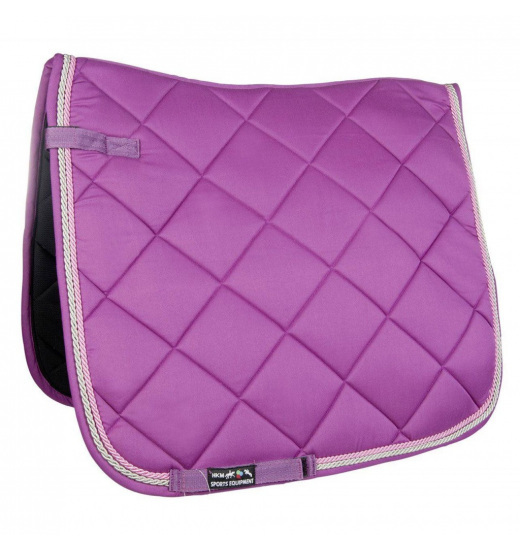 HKM SADDLE CLOTH QUILTED WITH FUNCTIONAL LINING PURPLE