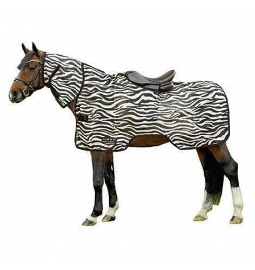 HKM RIDE ON FLY RUG ZEBRA - 1 in category: Excercise sheets for horse riding