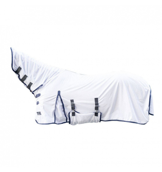 HKM FLY RUG LYON WITH EXTENDED NECK SECTION WHITE
