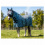 HKM FLY RUG WITH NECK ZEBRA AQUA - 2 in category: Horse rugs for horse riding